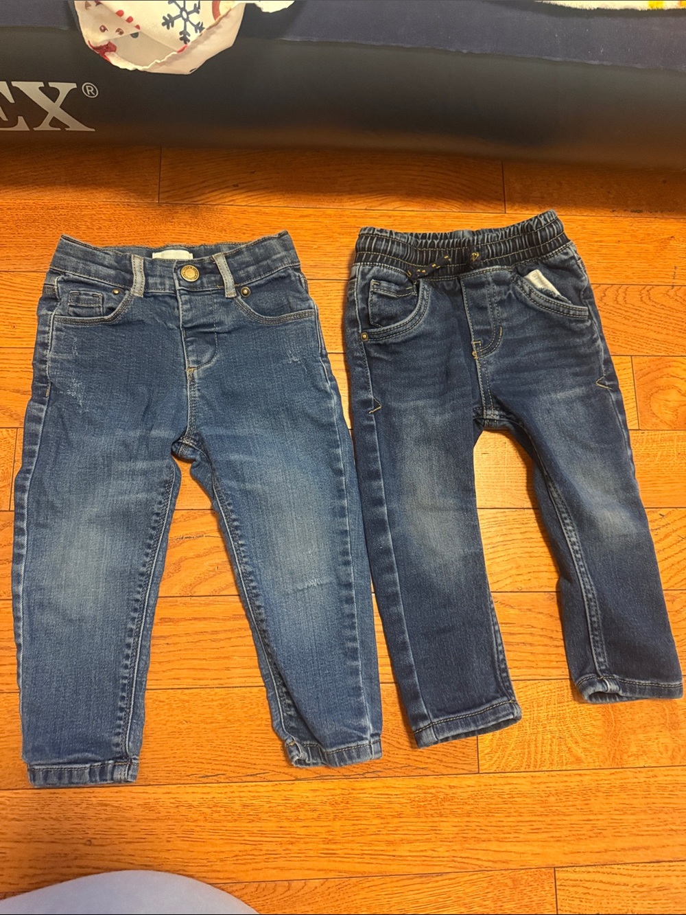 Kids Dark Blue Denim Jeans - Classic Stretch Fit